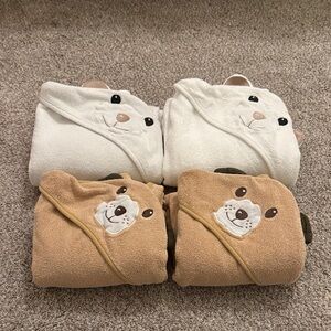 MINIBOO Hooded Baby Towels for Highly Absorbent Viscose Made from Bamboo Bundle